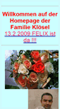Mobile Screenshot of kloesel.de