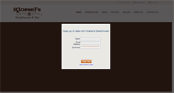 Desktop Screenshot of kloesel.com
